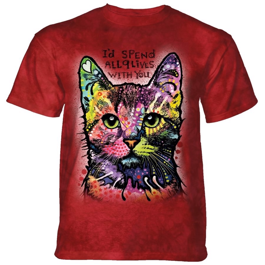 9 Lives T-shirt, Adult Small