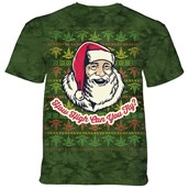 Fly High Santa T-shirt Adult