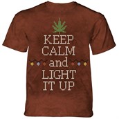Lit Cannabis T-shirt Adult