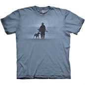 Hunter And His Dog T-shirt Adult