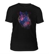 Cosmic Wolf Mens Triblend 