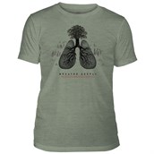 Breathe Deeply Mens Triblend T-shirt