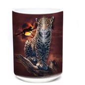 Blood Moon Leopard Ceramic mug