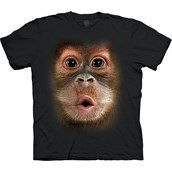 Big Face Baby Orangutan T-shirt Unisex