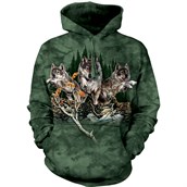 Find 12 Wolves adult hoodie, XL