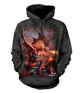 Fire Dragon adult hoodie