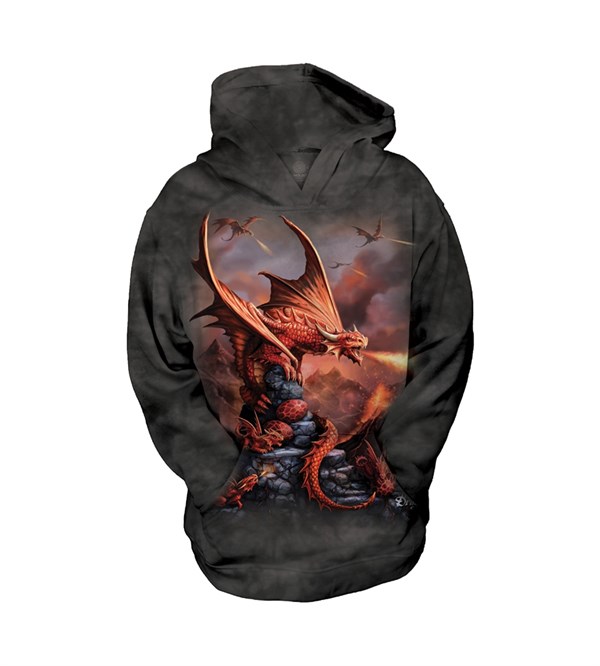 Fire Dragon child hoodie, XL