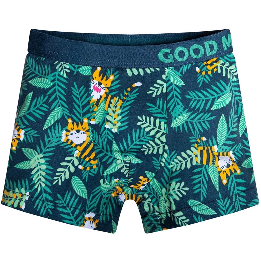Good Mood Boys Fitted Trunks - TIGER