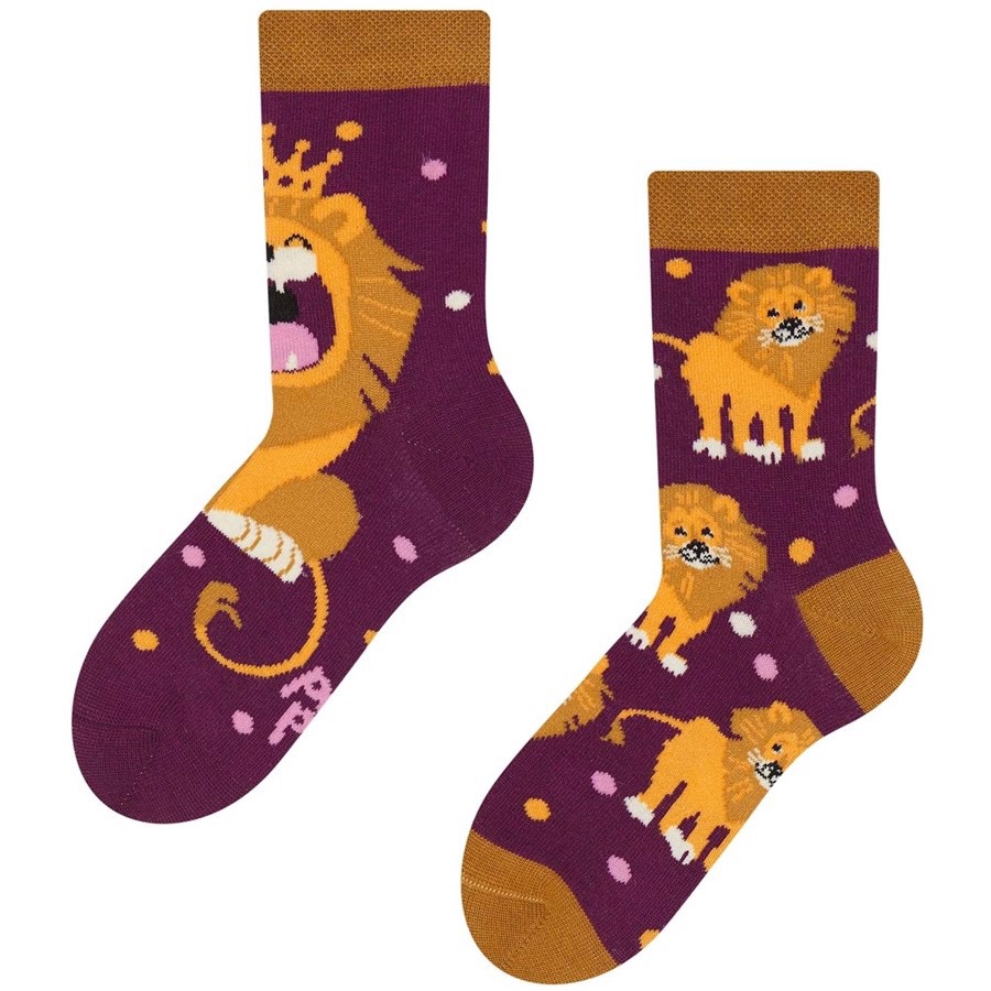 Good Mood kids socks - KING OF THE JUNGLE, size 27-30