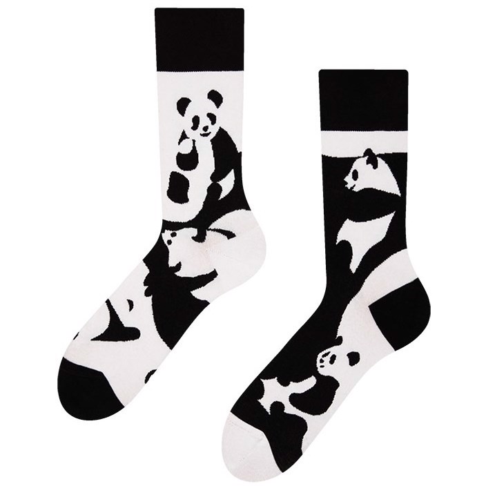 Good Mood adult socks - ABSTRACT PANDA, size 35-38