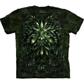 The Mountain tshirt - bluse med bladgrønt