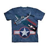 T-shirt fra The Mountain - bluse med fly, F6F Hellcat