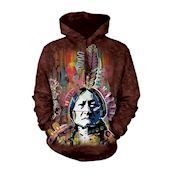 The Mountain Hoodie med Sitting Bull
