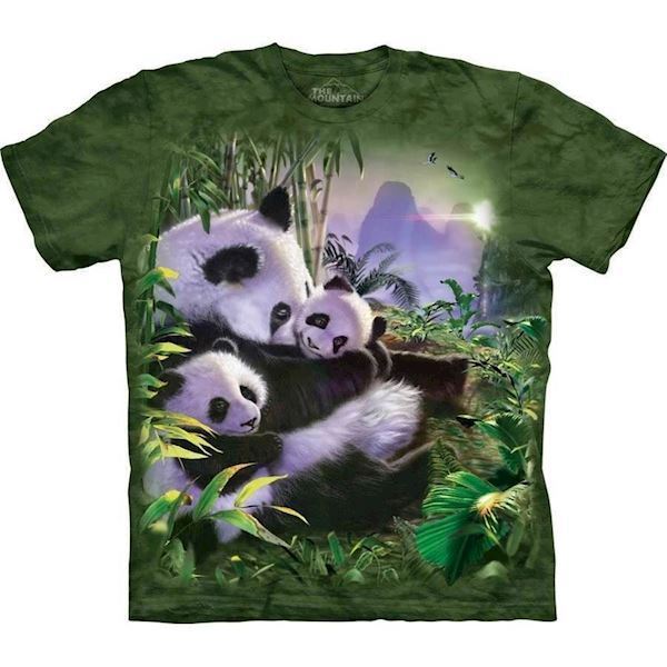The Mountain tshirt - bluse med pandaer