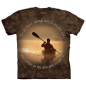 T-shirt fra The Mountain - kajak-bluse med tryk