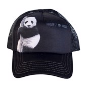 Trucker kasket med beskyt pandaerne