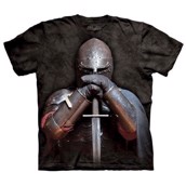 T-shirt fra The Mountain - bluse med ridder-motiv