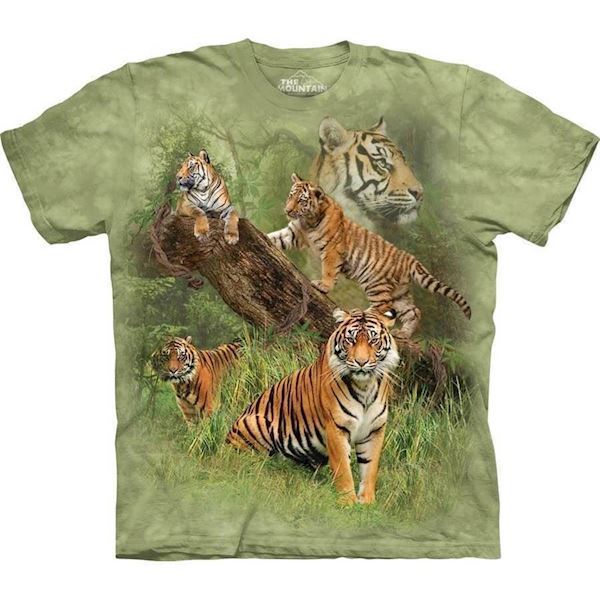 The Mountain tshirt - bluse med tigermotiv