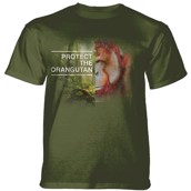 Protect Orangutan T-shirt, Grøn