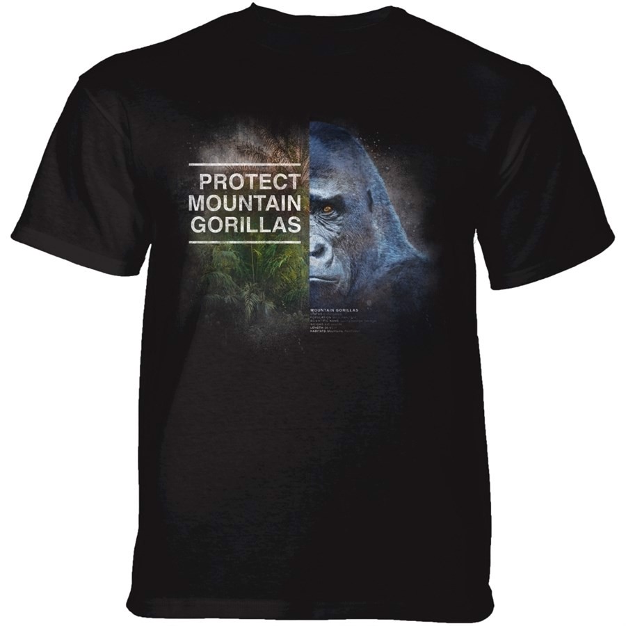 Protect Gorilla T-shirt, Sort, Adult Medium