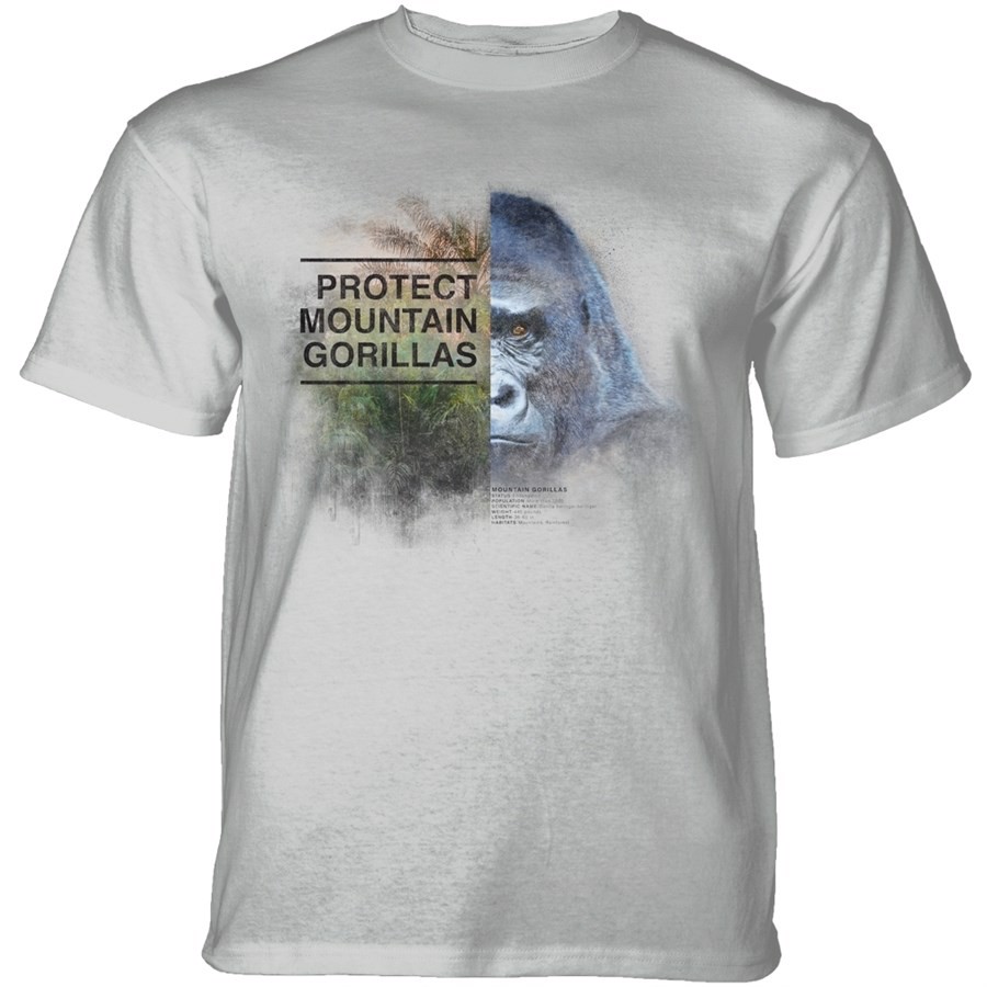 Protect Gorilla T-shirt, Grå, Adult Medium