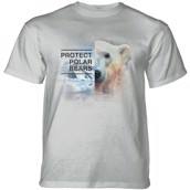 Protect Polar Bear T-shirt, Grå