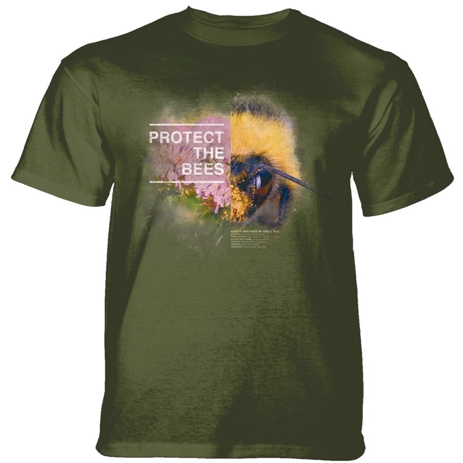 Protect Bee T-shirt, Grøn, Child Medium