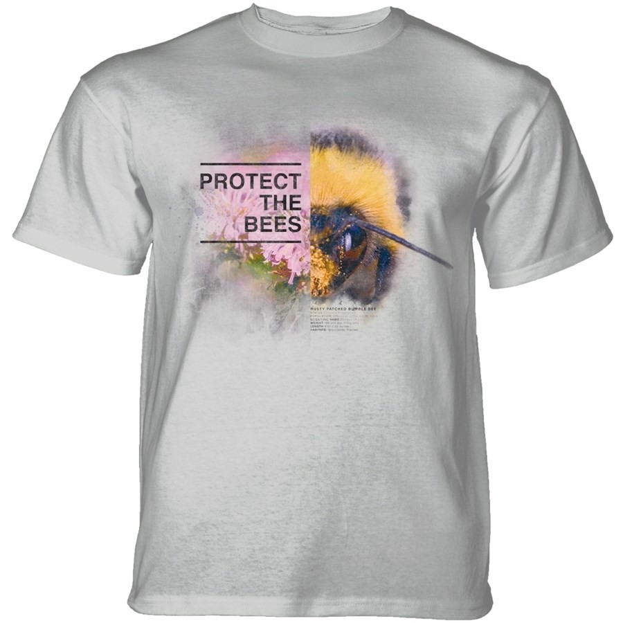 Protect Bee T-shirt, Grå, Adult Small