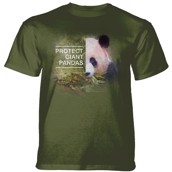 Protect Giant Panda T-shirt, Grøn