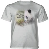 Protect Giant Panda T-shirt, Grå