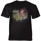 Protect Tiger T-shirt, Sort