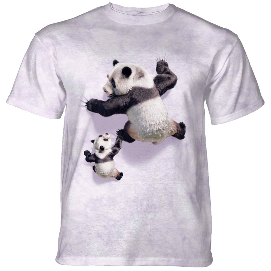 Panda Climb T-shirt, Child Large