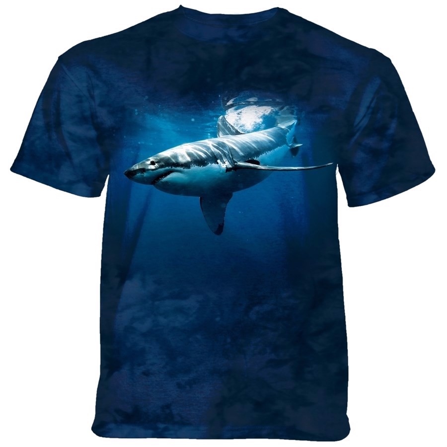 Deep Blue Shark T-shirt, Adult XL