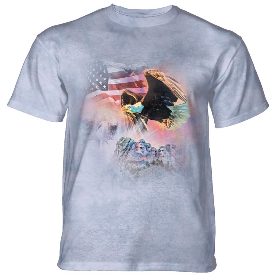 Rushmore Eagle Collage T-shirt