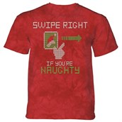 Swipe Right Naughty T-shirt Adult