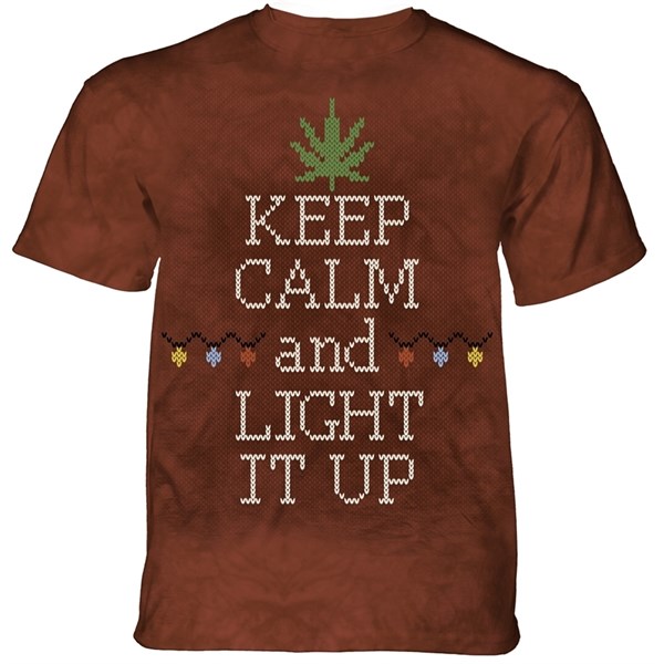 Lit Cannabis T-shirt Adult
