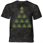Christmas Cannabis T-shirt Adult