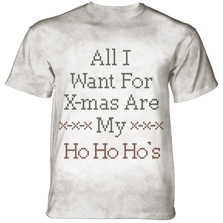 vasketøj tiltrækkende hugge Jule t-shirt med sjov tekst