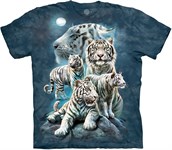Night Tiger Collage t-shirt, Adult Medium