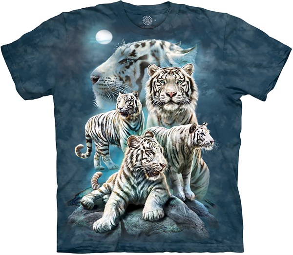 Night Tiger Collage t-shirt, Adult Large