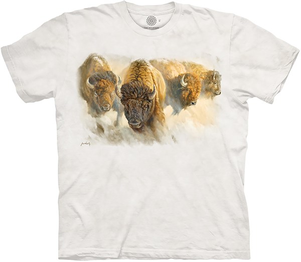 Bison Herd t-shirt, Adult Large