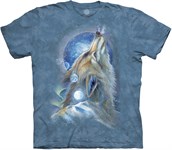 Wolf Howl t-shirt, Adult 2XL
