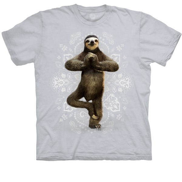 Namaste Sloth T-shirt Adult