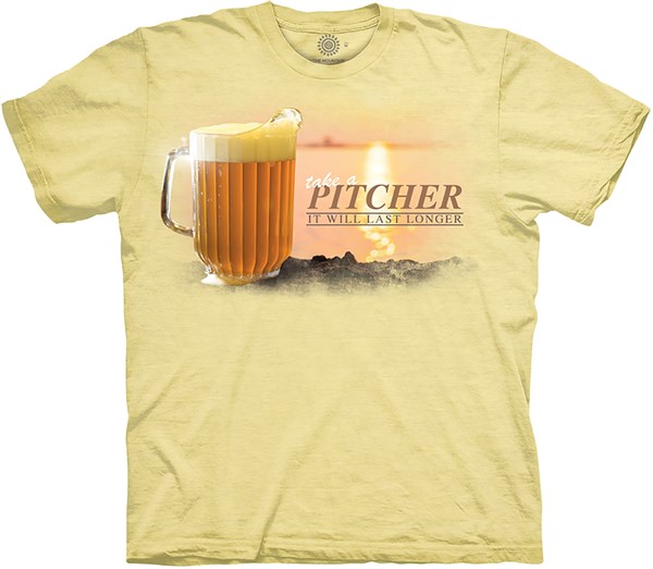 Take a Pitcher t-shirt, Adult Medium