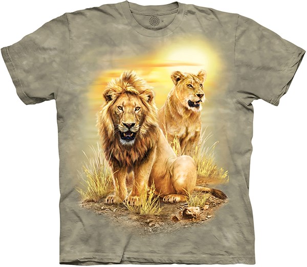 Lion Pair t-shirt, Adult Small