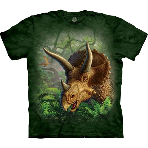 Wild Triceratops T-shirt, Child Small