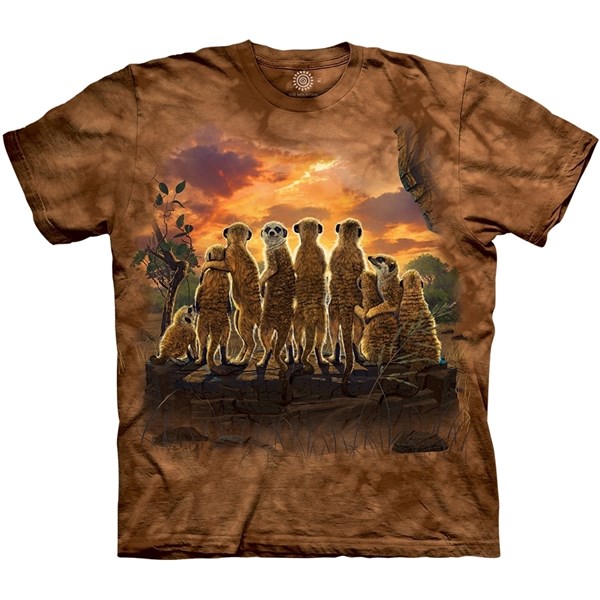 Meerkat Family T-shirt Adult