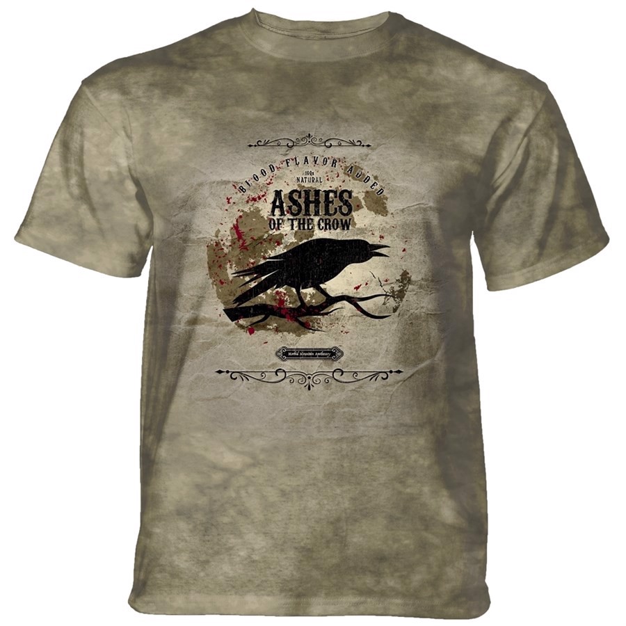 Ashes Of The Crow T-shirt, Grøn, Adult Small