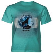 Werewolf Fur T-shirt, Teal, Adult
