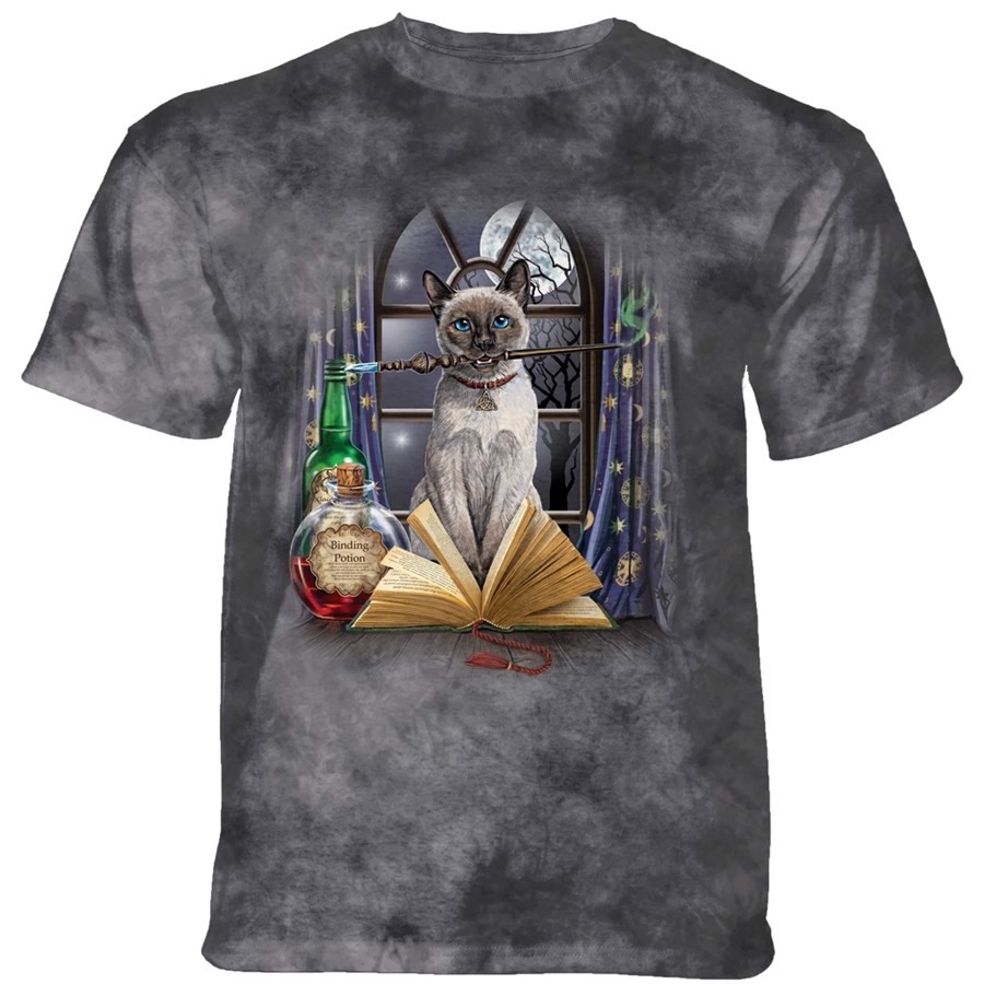 Hocus Pocus Cat T-shirt, Adult Small
